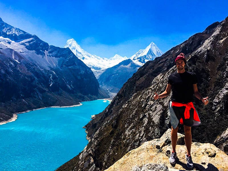 trekking laguna paron en huaraz